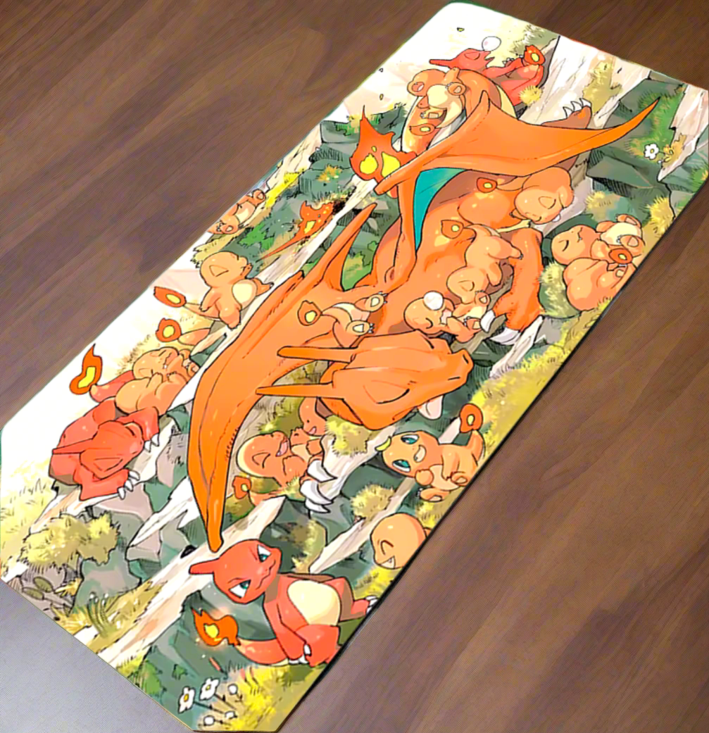 Pokemon Charizard Lazy Days Playmat