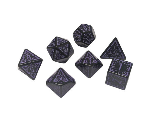 Eldritch Arcana Purple Dice Set