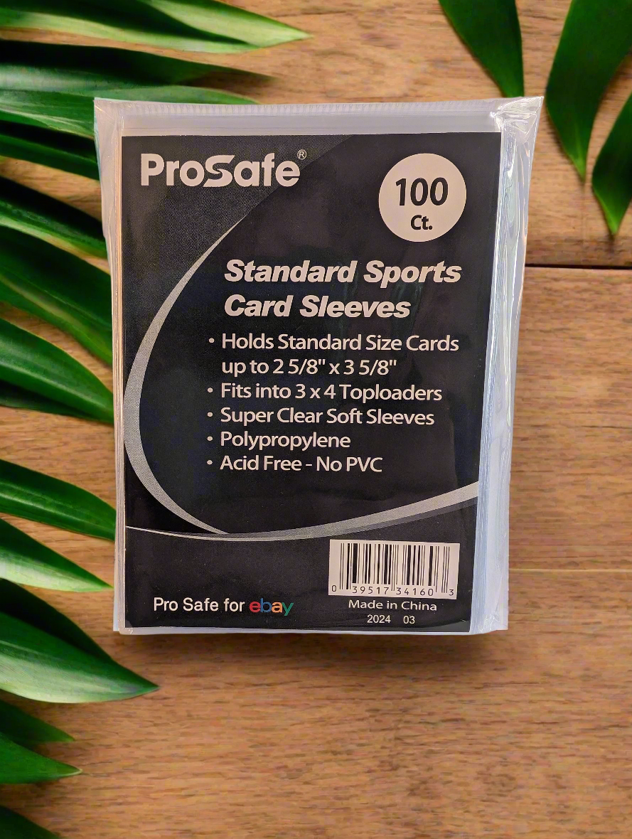 100 Pro-Safe Soft Trading Card Sleeves | Caffeine Critical