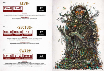Düngeonmeister Random Monster Generator by Jef Aldrich: Hardcover; 128 pages / English - Caffeine Critical