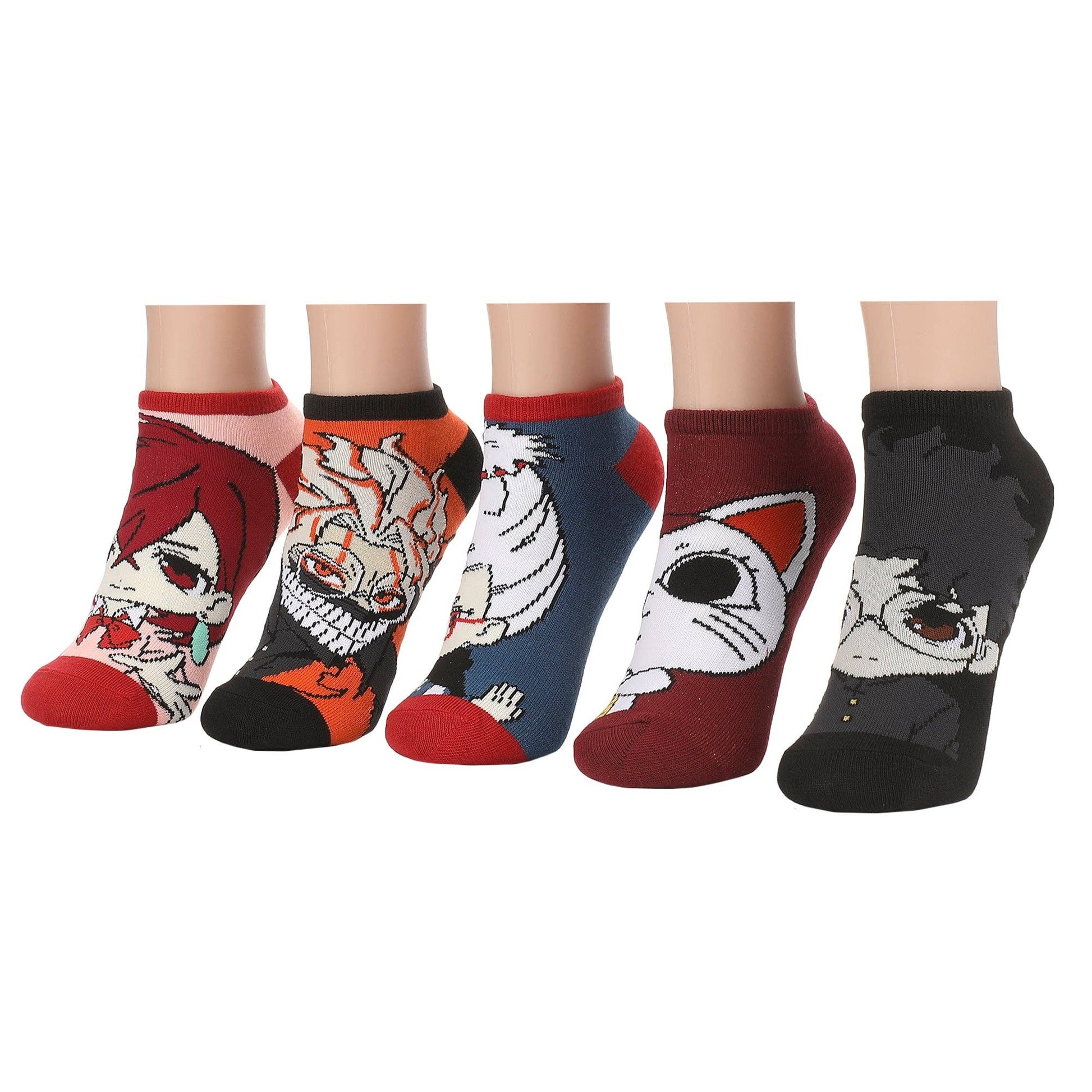 Dandadan Mix Characters Womens Ankle Socks 5 Pack