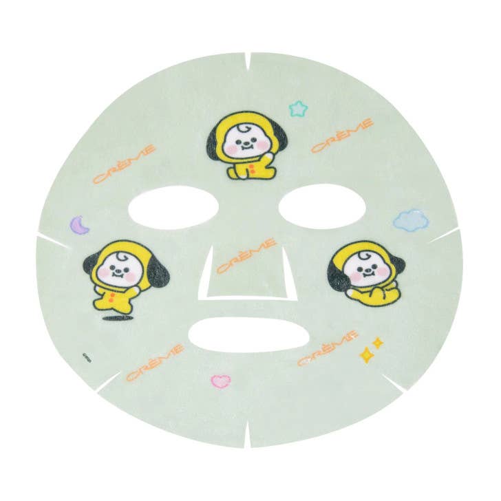 THE CREME SHOP BRIGHT Like Baby CHIMMY Sheet Mask - Caffeine Critical Caffeine Critical