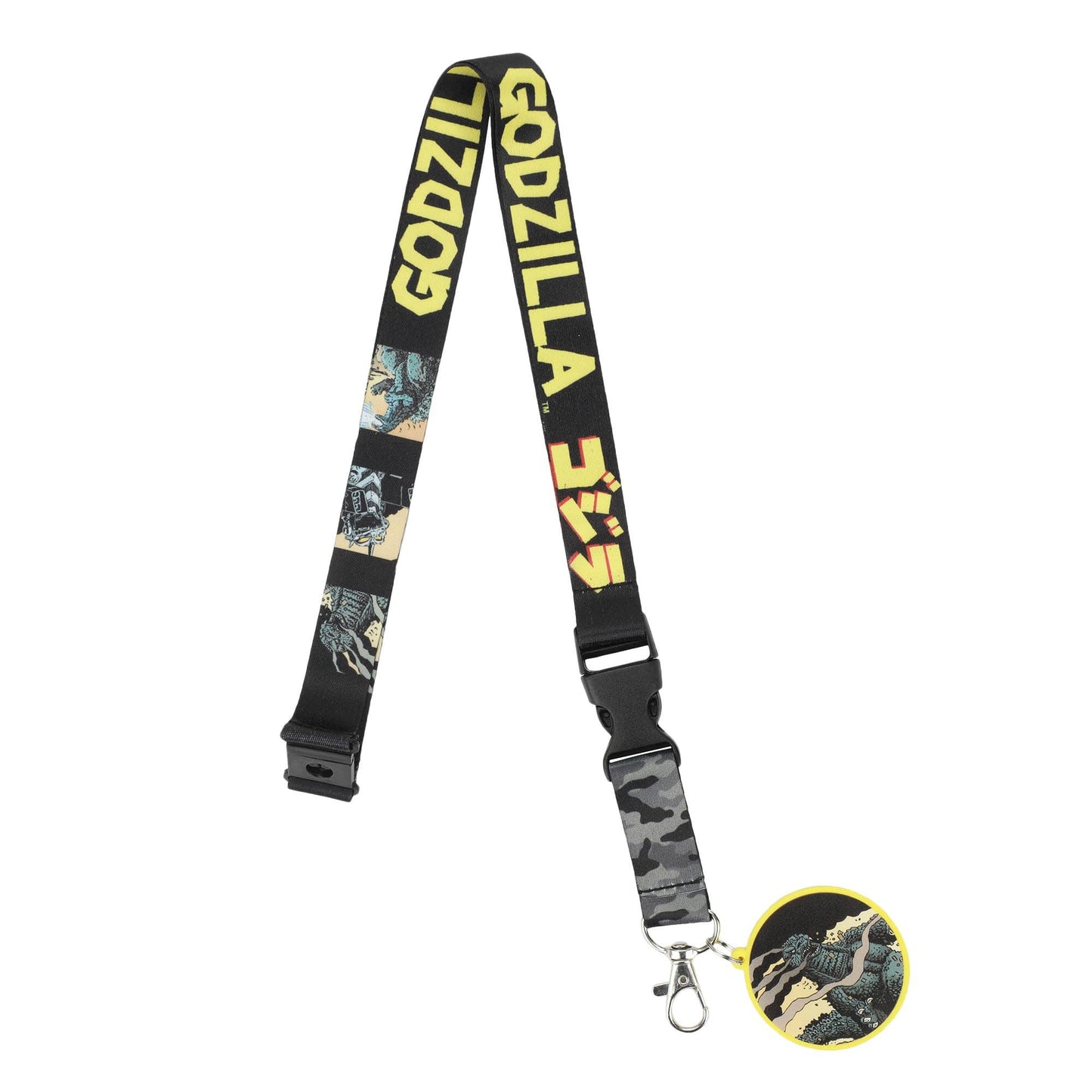 Godzilla King Of Monsters Lanyard With ID Sleeve Caffeine Critical