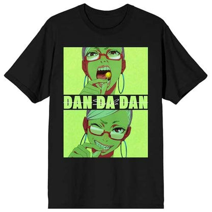 Dandadan Seiko Ayase Adult Black Crew Neck Short Sleeve Tee