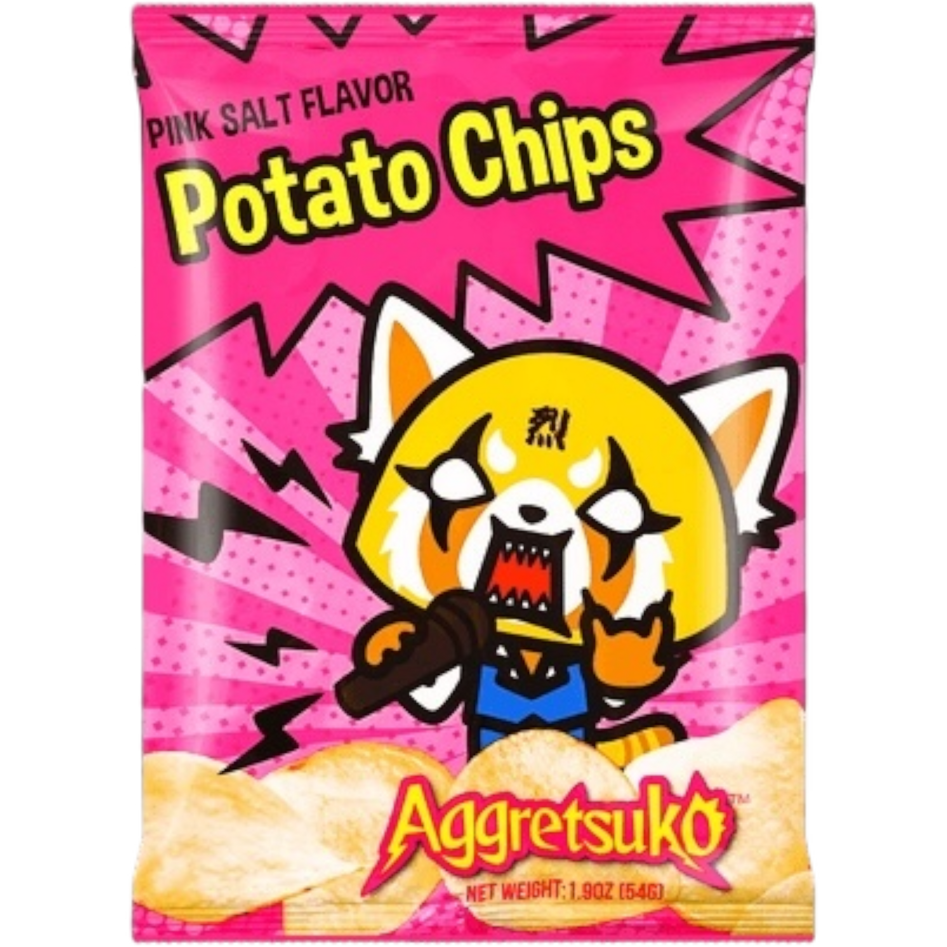 Aggretsuko Pink Salt Chips - Caffeine Critical