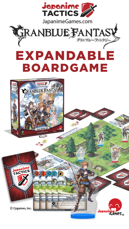 Boardgame Japanime Tactics Granblue Fantasy Gran Starter Set | Anime Board Game - Caffeine Critical