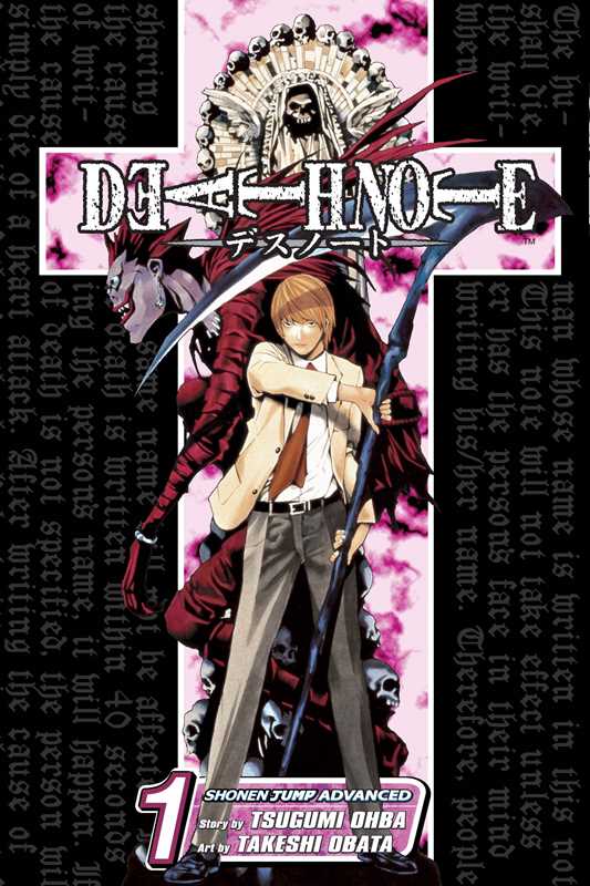 Death Note, Vol. 1 by Tsugumi Ohba: Paperback; 200 pages / English Caffeine Critical