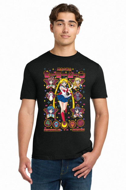 Sailor Moon Bishoujo Senshi Adult Unisex T-Shirt - Caffeine Critical