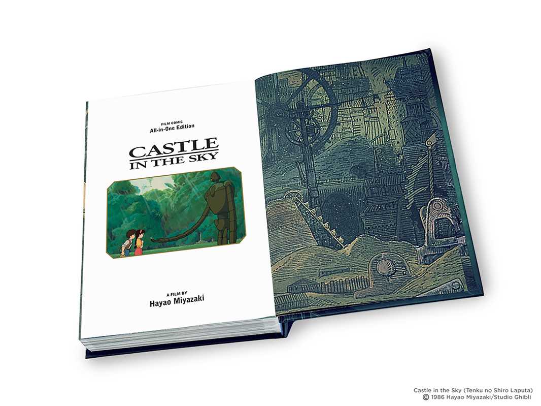 Castle in the Sky Film Comic: All-in-One Edition by Hayao Miyazaki: Hardcover; 656 pages / English Caffeine Critical