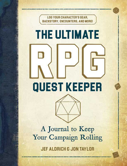 Ultimate RPG Quest Keeper by Jef Aldrich: Hardcover; 256 pages / English