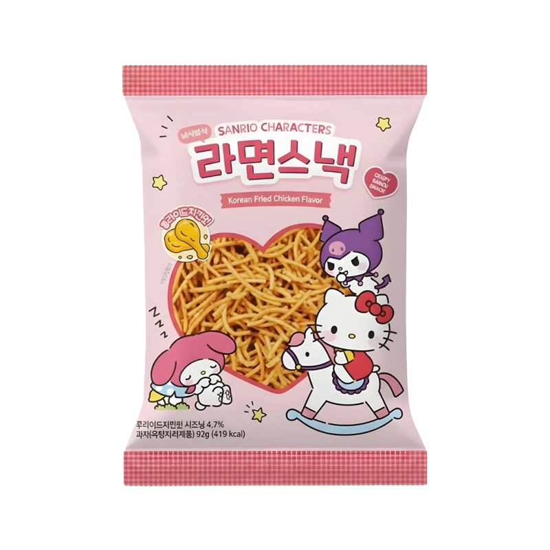 Sanrio Noodle Snack - Fried Chicken 90g (Korea) - Caffeine Critical