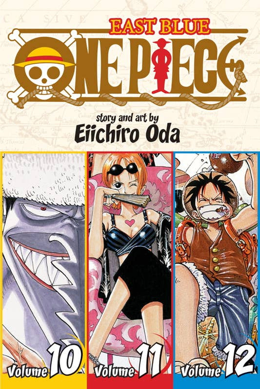 One Piece (Omnibus Edition), Vol. 4 by Eiichiro  Oda: Paperback; 568 pages / English - Caffeine Critical Caffeine Critical