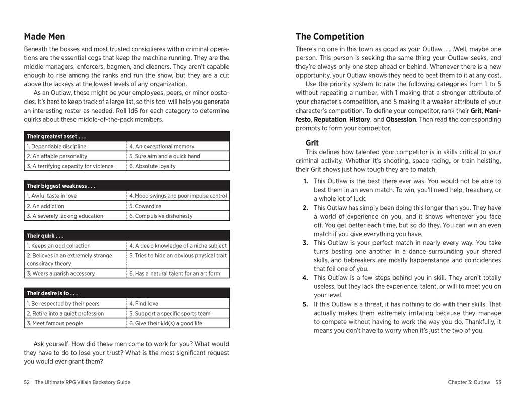 Ultimate RPG Villain Backstory Guide by James D’Amato: Paperback; 256 pages / English - Caffeine Critical