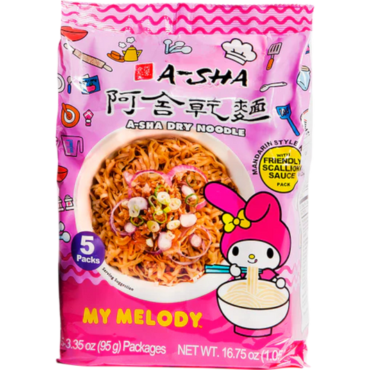 A-Sha Sanrio My Melody Dry Noodles 5 pack Caffeine Critical