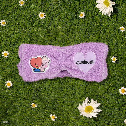 The Creme Shop BT21 Plush Spa Teddy Headband - Caffeine Critical