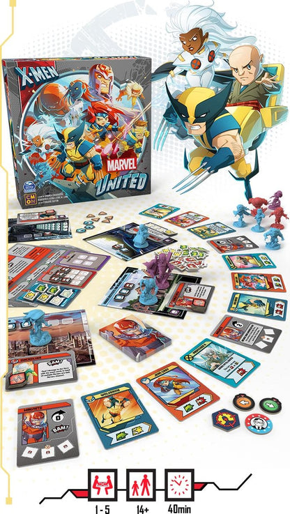 Marvel United, Award-Winning Superhero Cooperative Multiplayer Strategy Card Game X-men Core Set