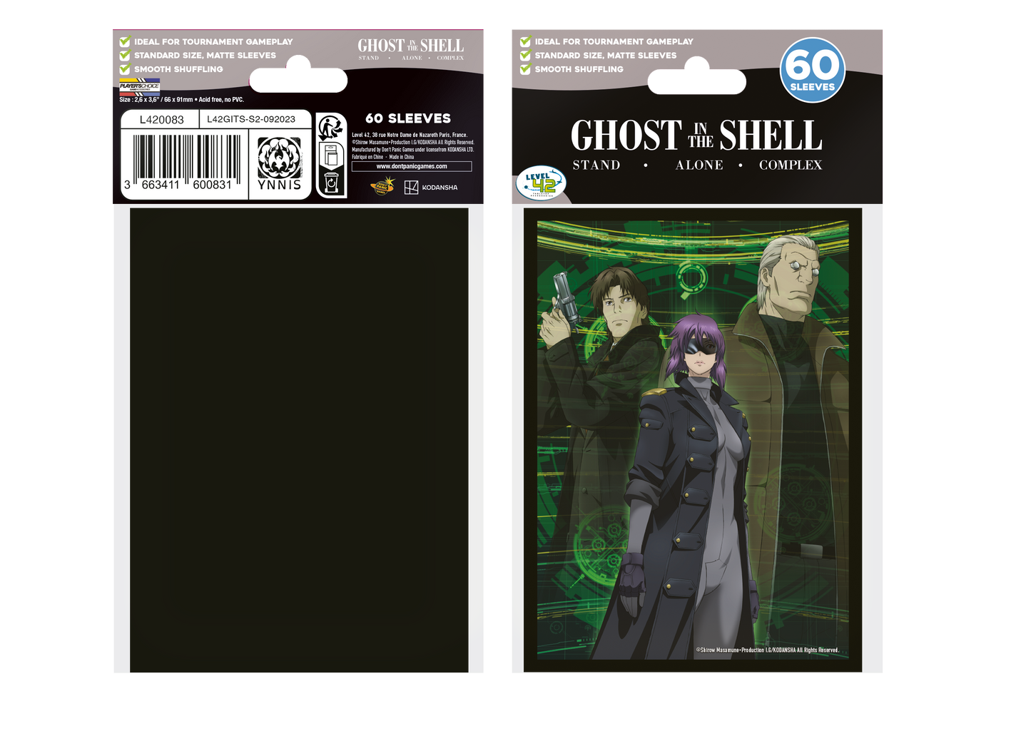 Officially Licensed Ghost in the Shell Std Sleeves Section 9 Caffeine Critical