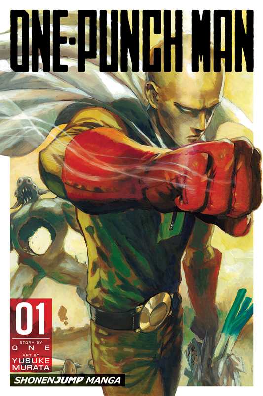 One-Punch Man, Vol. 1 by ONE: Paperback; 200 pages / English Caffeine Critical