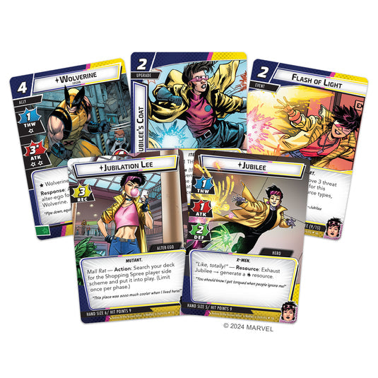 Marvel Champions The Card Game Jubilee Hero Pack - Superhero Strategy Game