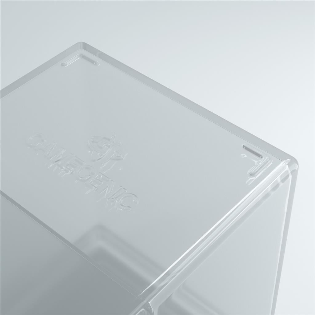 Fourtess 320+ Card Storage Box Clear - Caffeine Critical