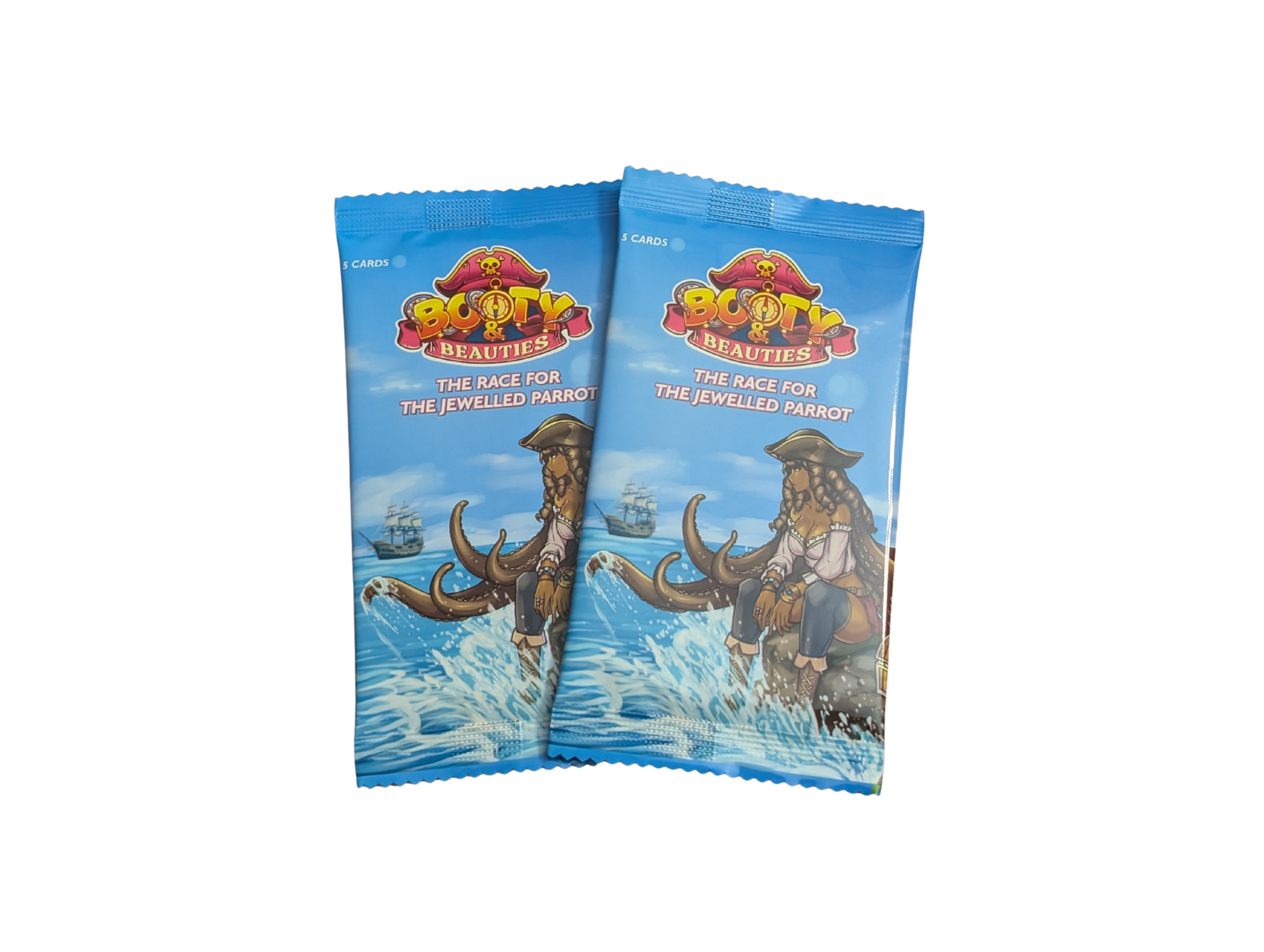 Booty & Beauties Booster Pack | Pirate Waifu Cards - Caffeine Critical