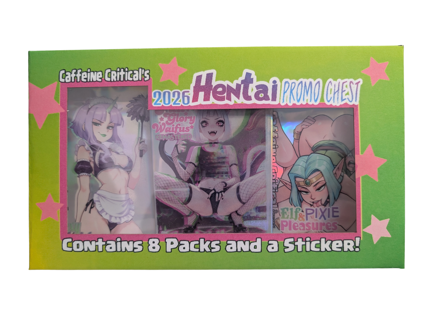 Full Glory Waifus 2026 Hentai Promo Chest | Hentai Waifu Trading Cards - Caffeine Critical Caffeine Critical