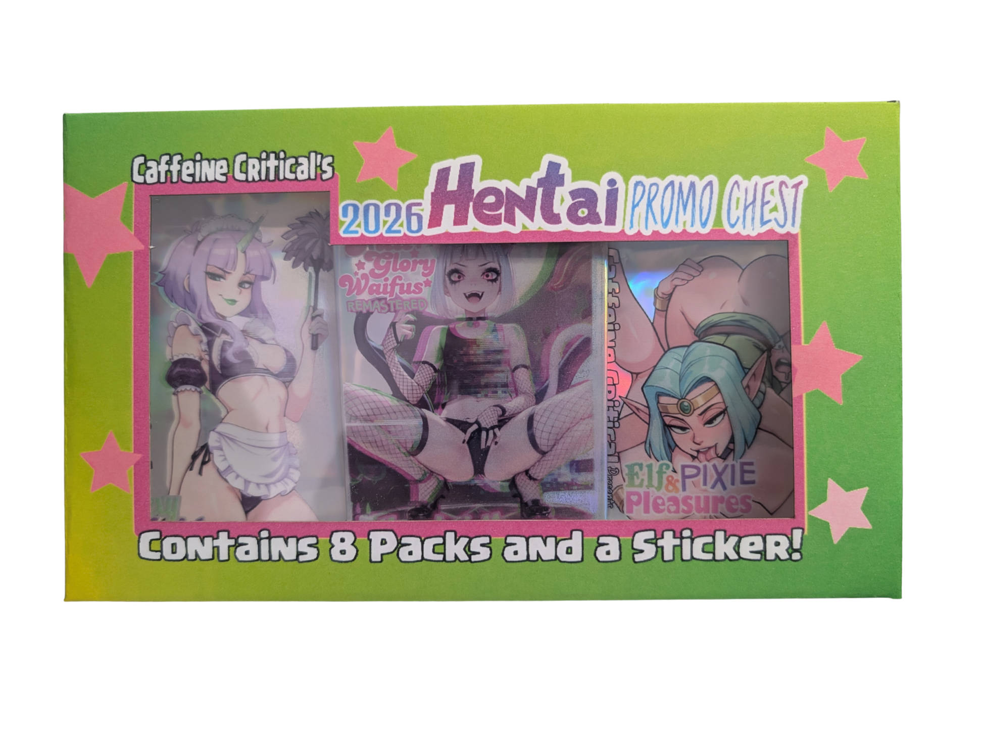 Full Glory Waifus 2026 Hentai Promo Chest | Hentai Waifu Trading Cards - Caffeine Critical