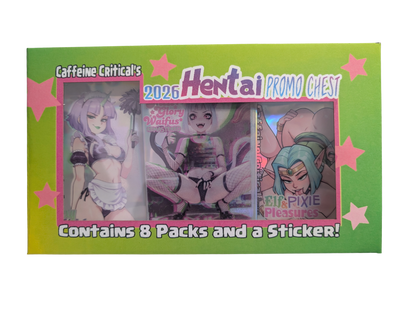Full Glory Waifus 2026 Hentai Promo Chest | Hentai Waifu Trading Cards - Caffeine Critical