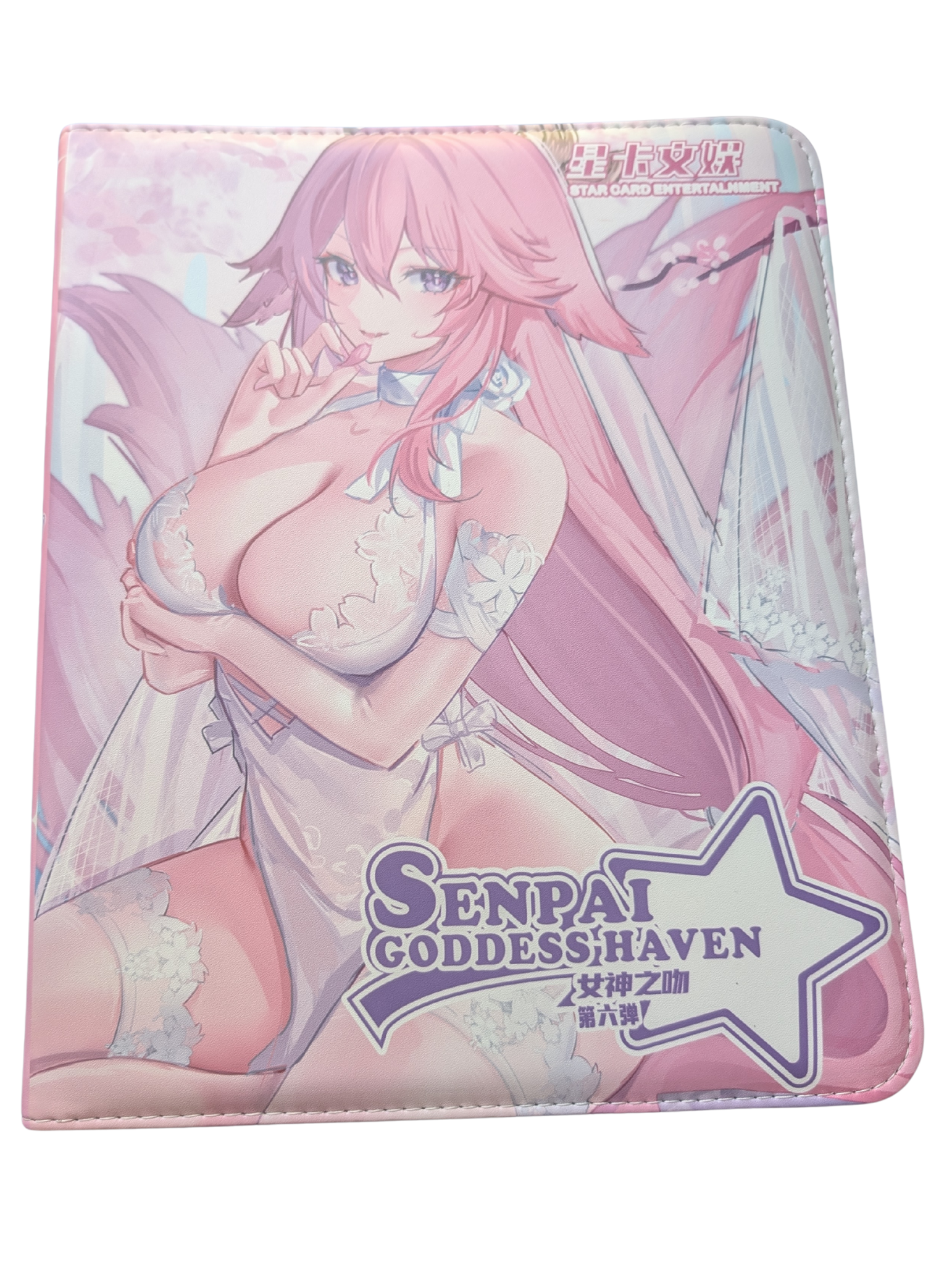 Waifu Cards Ring Binder Senpai Goddess Haven - Caffeine Critical