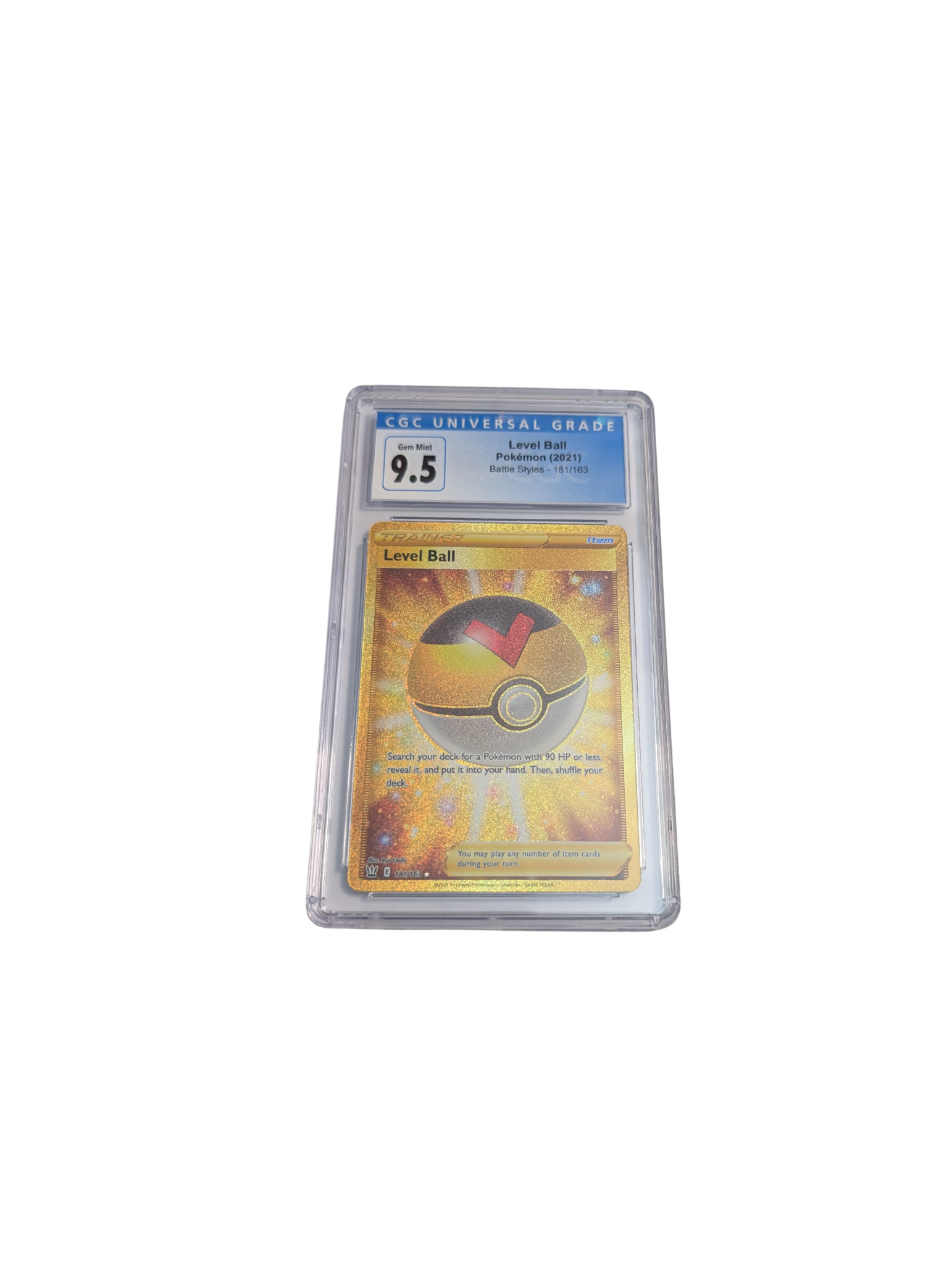 Level Ball Pokemon Battle Styles 2021 | CGC 9.5 Gem Mint - Caffeine Critical