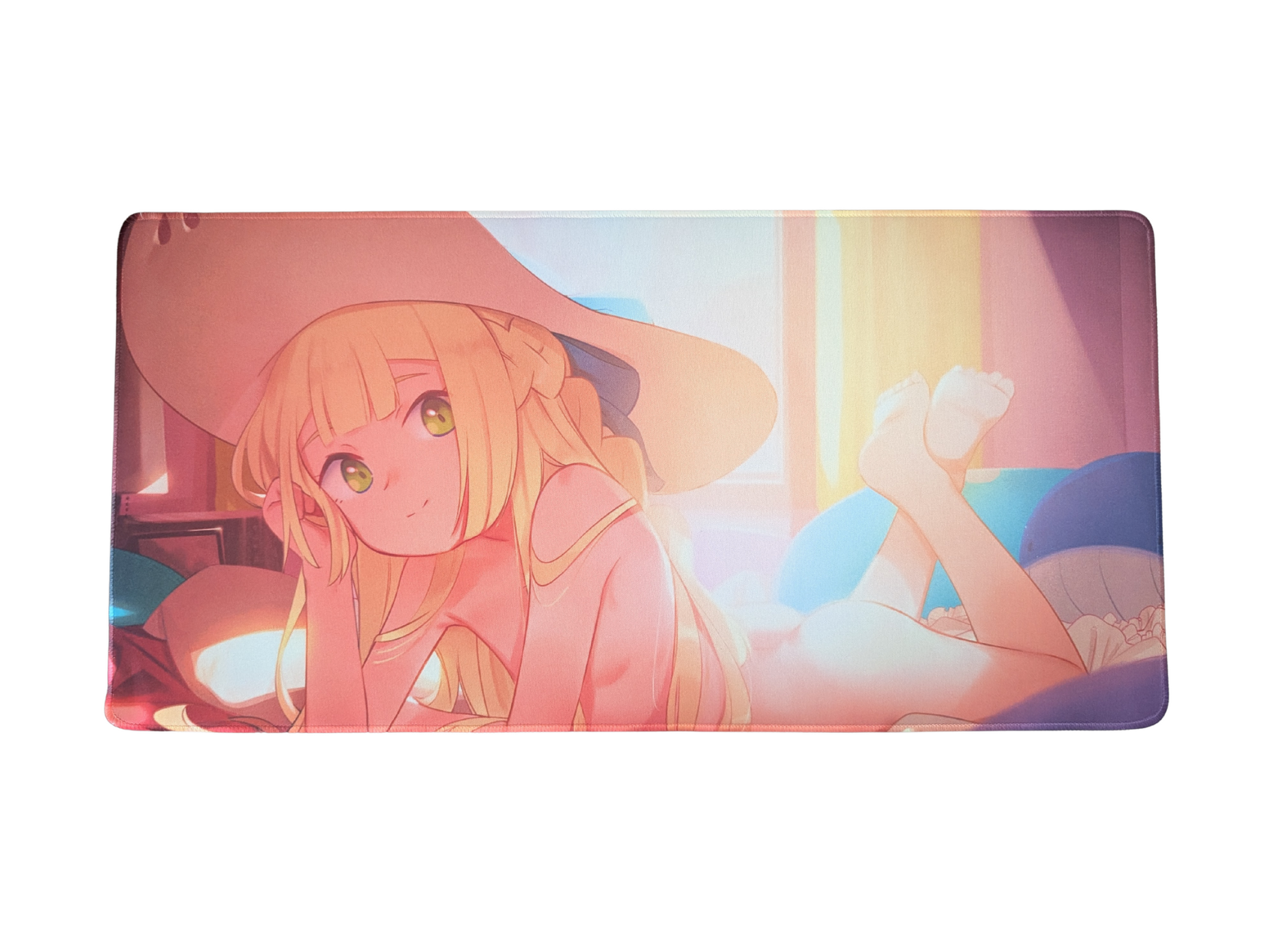 Lillie Hentai Waifu Playmat | Lewd Anime Deskpad - Caffeine Critical