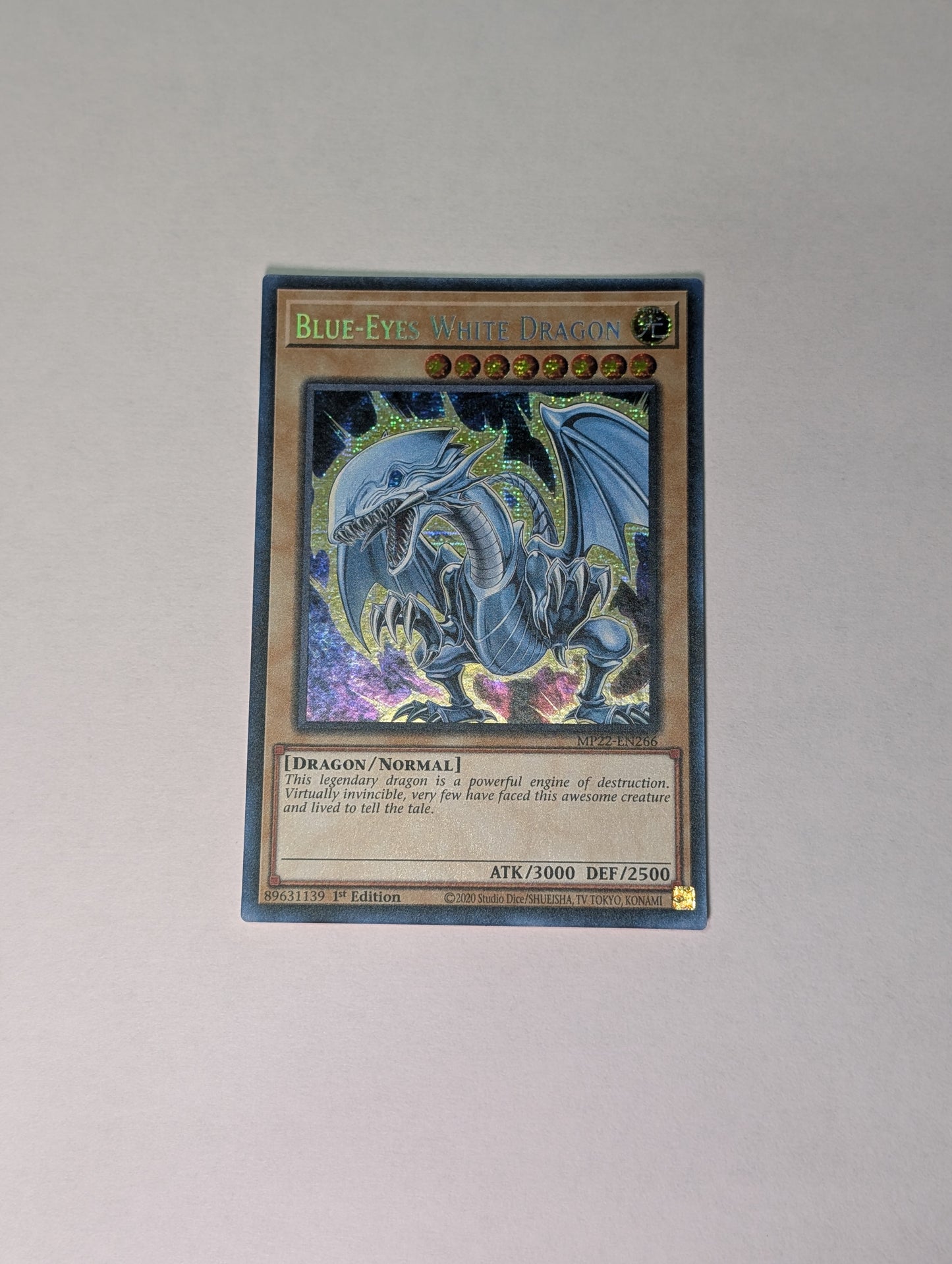 Blue Eyes White Dragon - Tin of the Pharaoh's Gods - Yu-Gi-Oh! Single Card NM Condition