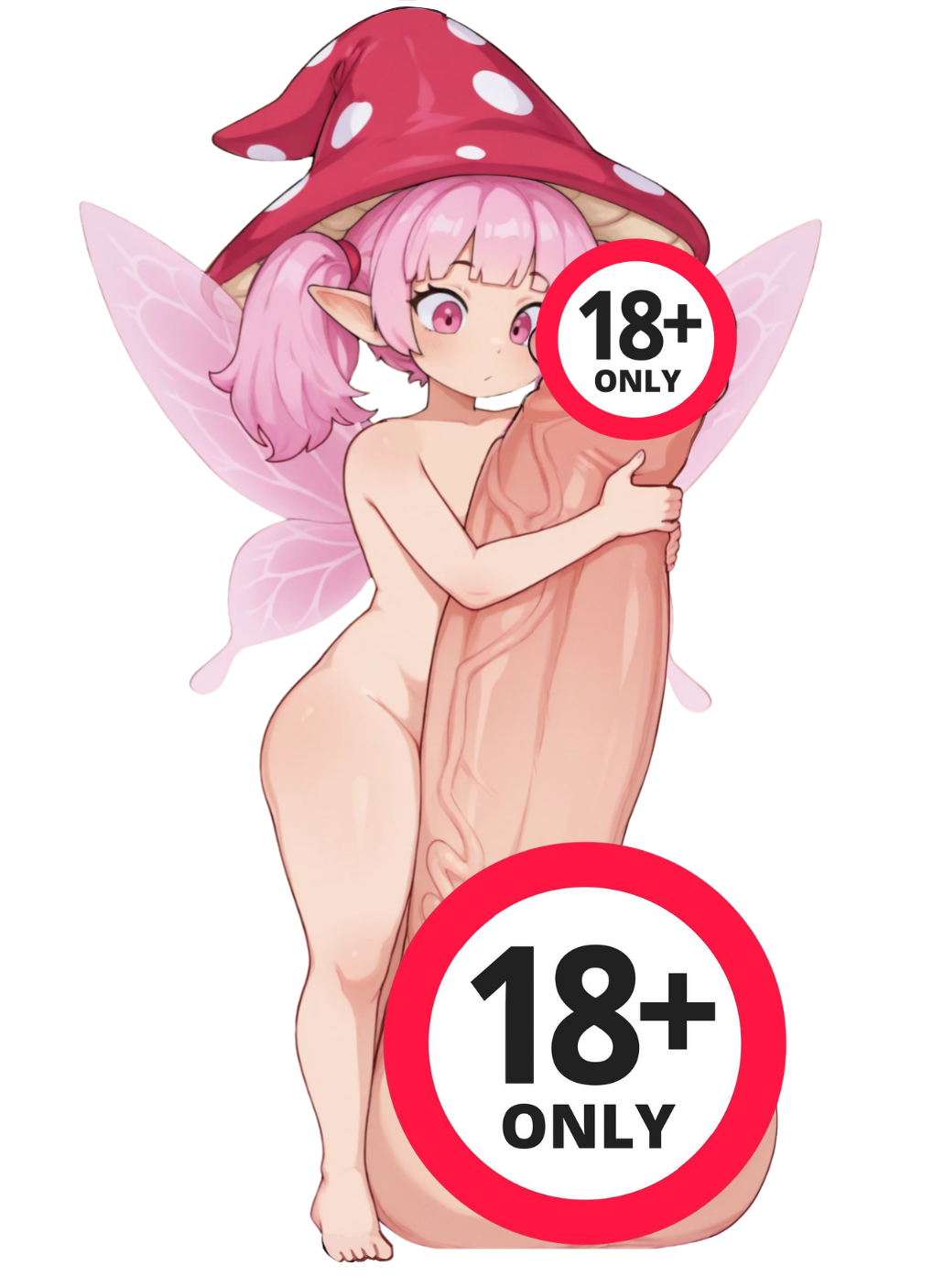 Millie the Mushroom Fairy, Choose your Uncensored Hentai Sticker - Caffeine Critical Caffeine Critical