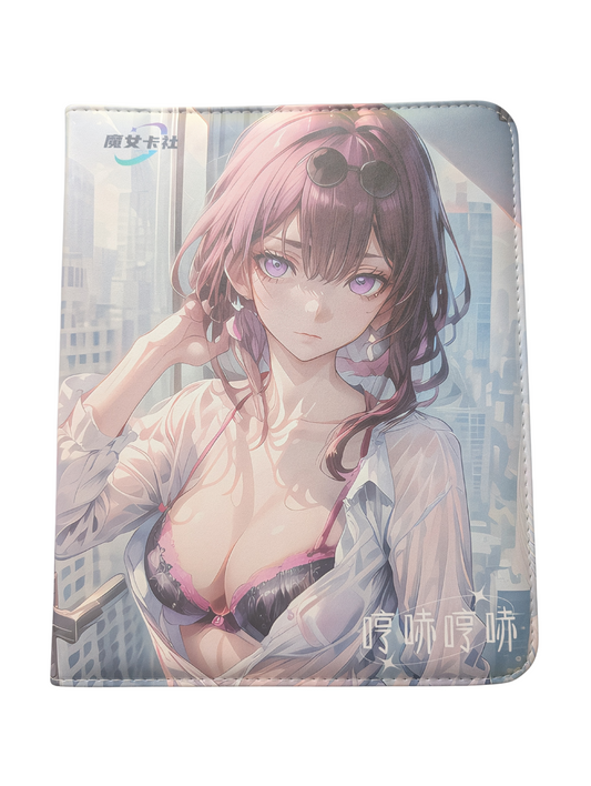 Waifu Cards Ring Binder G - Caffeine Critical Caffeine Critical