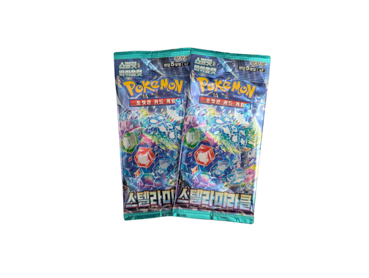 Pokemon Card Scarlet & Violet Stellar Crown Booster Pack Korean - Caffeine Critical Caffeine Critical