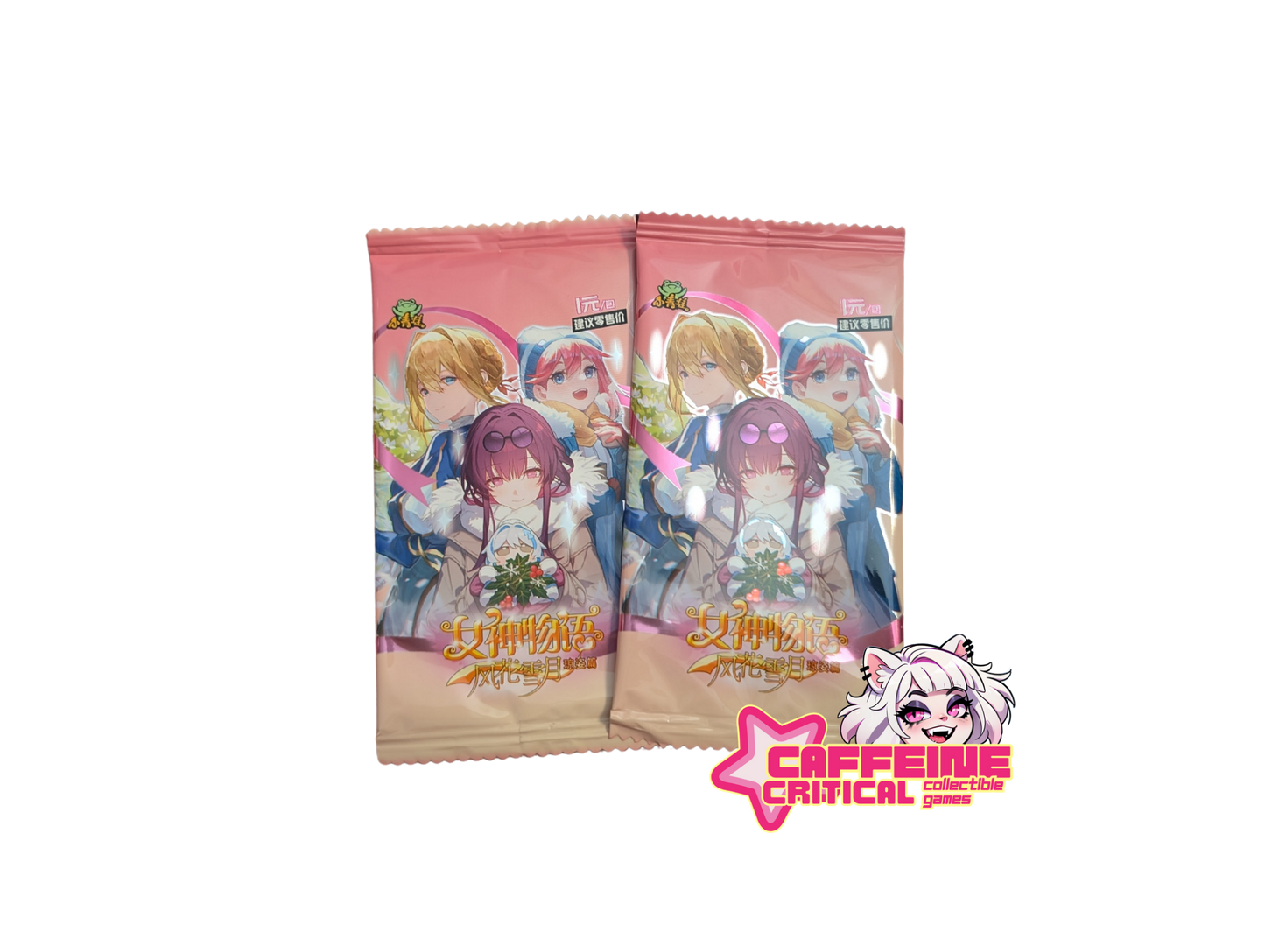 Goddess Story Waifu Cards ns-12 Booster Pack - Caffeine Critical Caffeine Critical