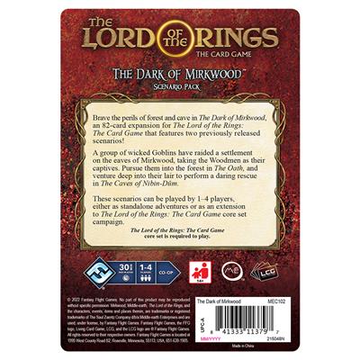 Lord of the Rings Card Game Dark of Mirkwood Scenario Pack | LCG