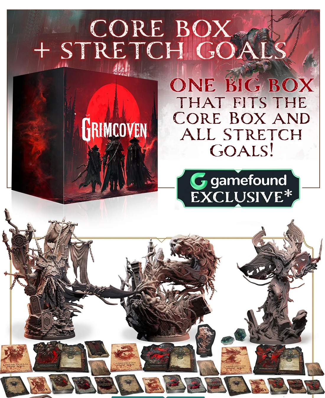 Grimcoven | Gamefound Special Edition with Stretch Goals & Miniatures Caffeine Critical