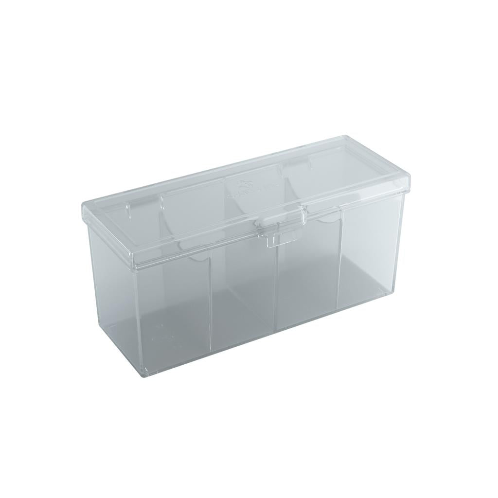 Fourtess 320+ Card Storage Box Clear - Caffeine Critical