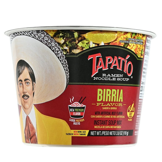 Tapatio Birria Ramen Noodle Soup Caffeine Critical