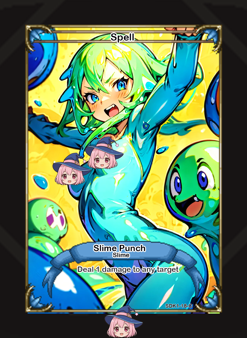 'Hentai Battle: Slime Stun' Starter Deck | Waifu Card Game