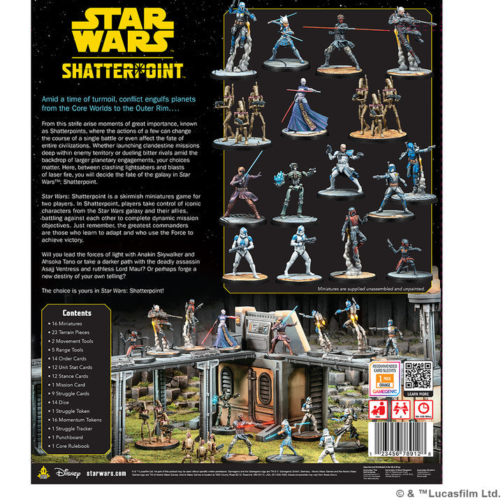 Star Wars: Shatterpoint Core Set | Miniatures Skirmish Game - Caffeine Critical Caffeine Critical