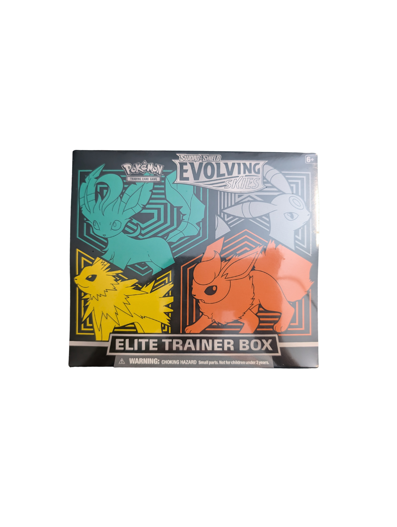 Pokemon Evolving Skies Elite Trainer Box Flareon Leafeon Seaied - Caffeine Critical