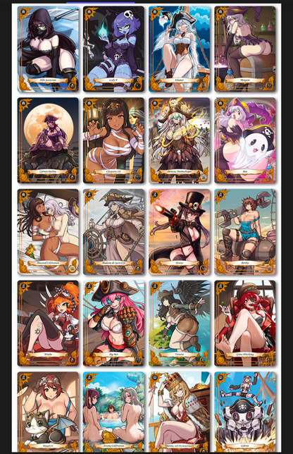 Booty & Beauties Booster Box | Pirate Waifu Cards - Caffeine Critical