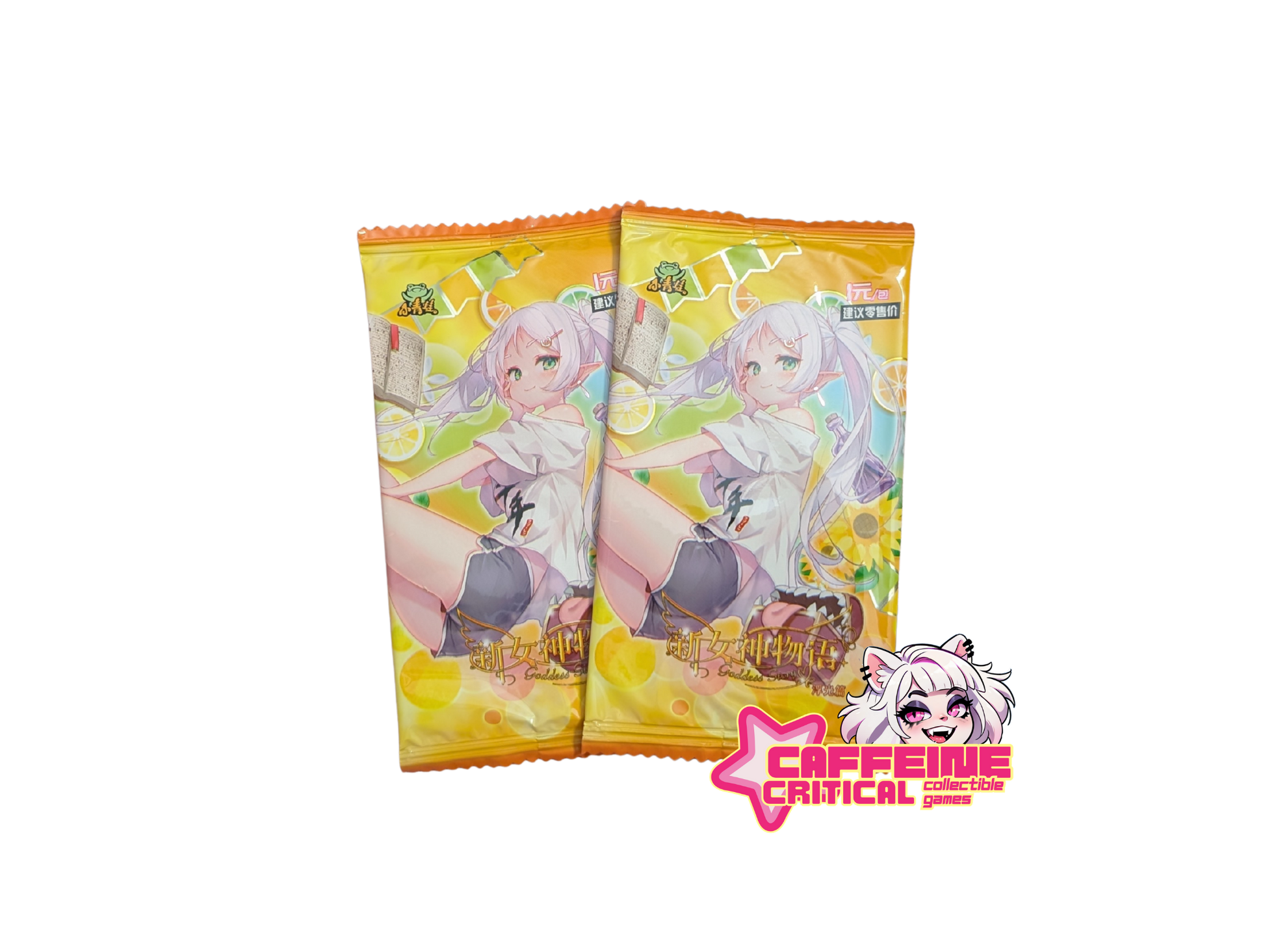 Goddess Story Waifu Cards ns-14 Booster Pack - Caffeine Critical