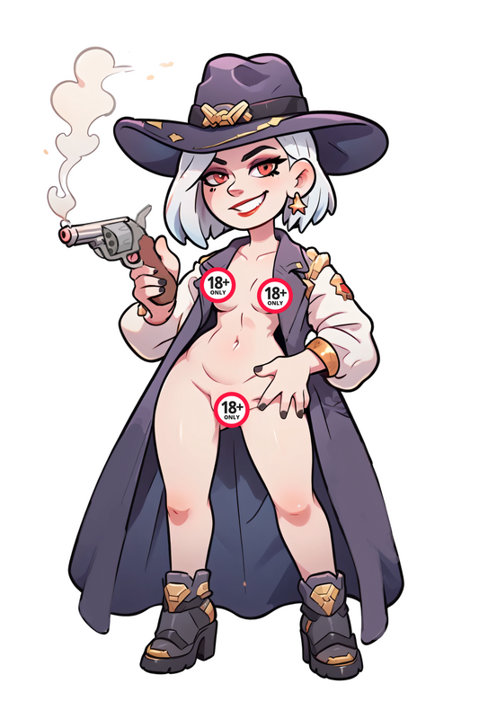 Ashe 6" Uncensored Hentai Sticker