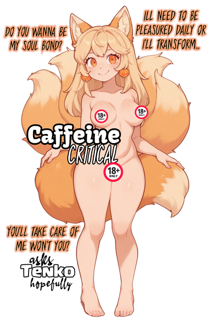 Waifu Harem Hentai Stickers 5 pack - Caffeine Critical