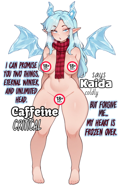 Waifu Harem Hentai Stickers 5 pack - Caffeine Critical