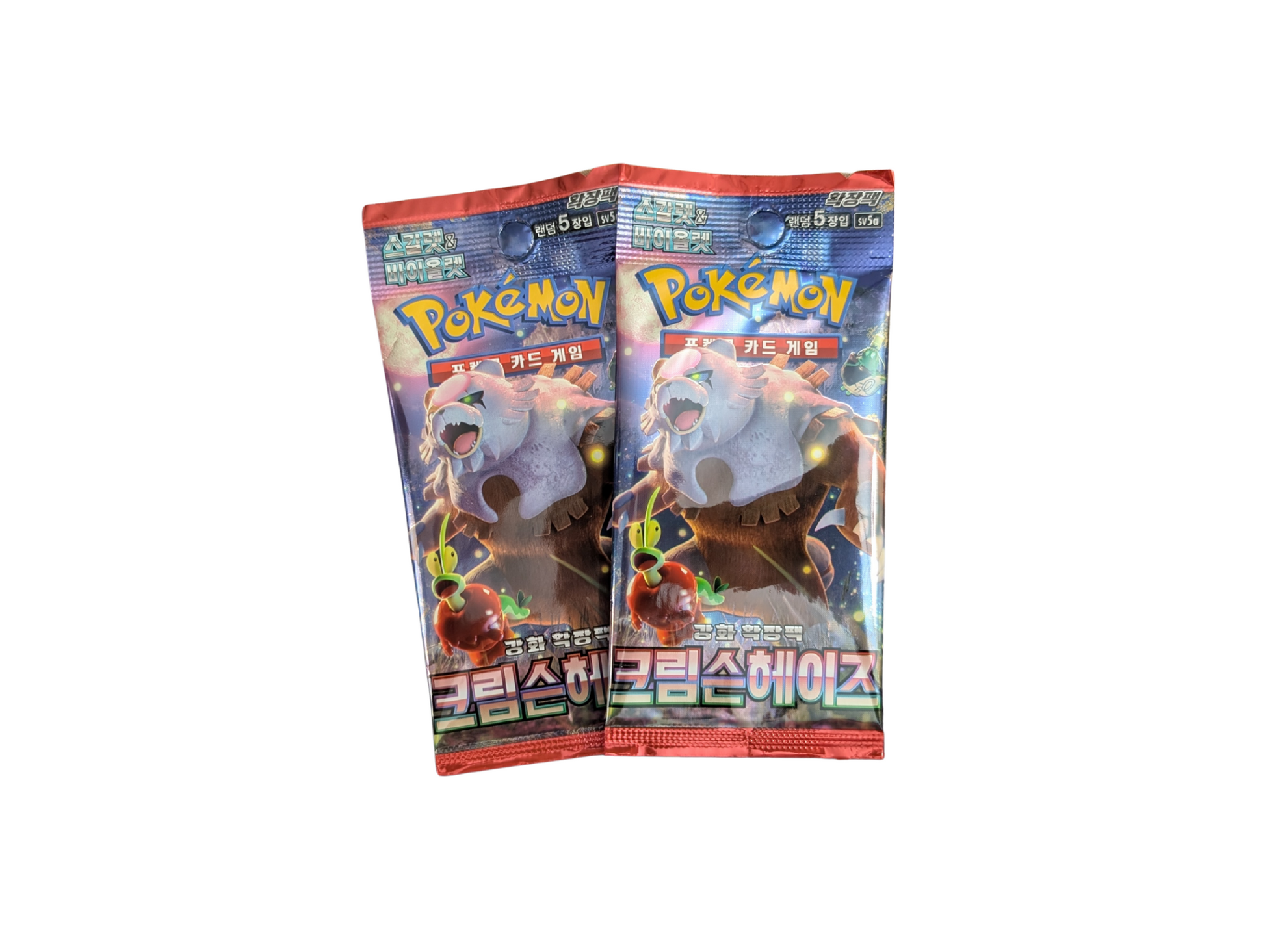 Pokemon Scarlet & Violet Crimson Haze sv5a Booster Pack Korean - Caffeine Critical