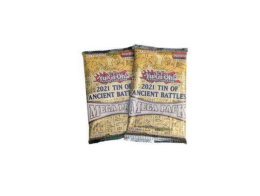 Yu-Gi-Oh 2021 Tin of Ancient Battles Mega Booster Pack | Konami Trading Cards Caffeine Critical